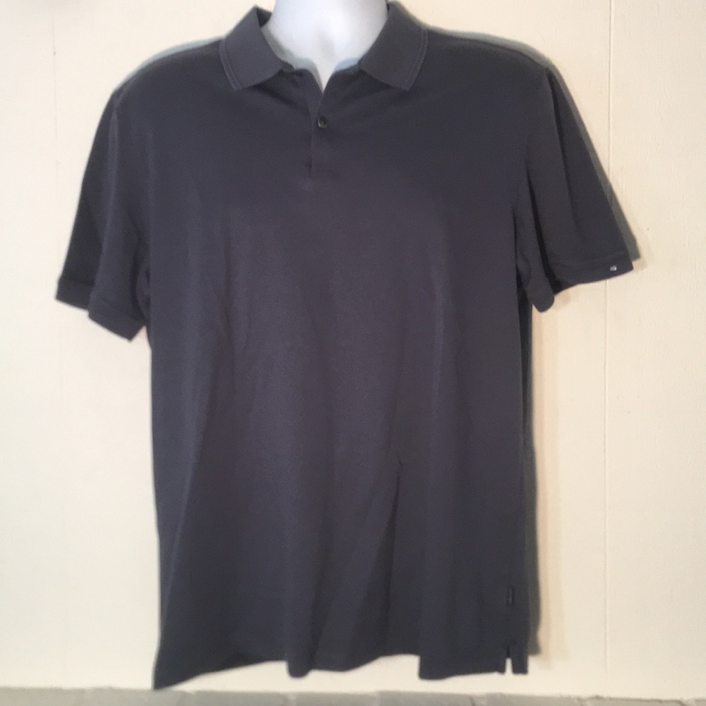 CALVIN KLEIN POLO SHIRT LARGE GRAY.